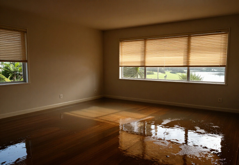 Damp subfloor in a Gordon property with visible moisture
